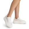 imageDREAM PAIRS Women Chunky City Tweed Comfortable Casual Platform Fashion SneakerBeigearch