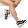 imageDREAM PAIRS Women Chunky City Tweed Comfortable Casual Platform Fashion SneakerBlackWhitearch