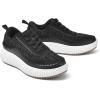 imageDREAM PAIRS Women Chunky City Tweed Comfortable Casual Platform Fashion SneakerBlackarch