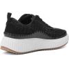 imageDREAM PAIRS Women Chunky City Tweed Comfortable Casual Platform Fashion SneakerBlackarch