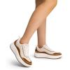 imageDREAM PAIRS Women Chunky City Tweed Comfortable Casual Platform Fashion SneakerBrown Beigearch
