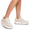 imageDREAM PAIRS Women Chunky City Tweed Comfortable Casual Platform Fashion SneakerSandstoneknitarch