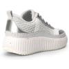 imageDREAM PAIRS Women Chunky City Tweed Comfortable Casual Platform Fashion SneakerSilverarch