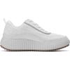 imageDREAM PAIRS Women Chunky City Tweed Comfortable Casual Platform Fashion SneakerWhitearch