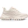 imageDREAM PAIRS Women Chunky Fashion Sneakers Platform Bold LaceUp Comfortable SneakersIvorybold