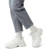 imageDREAM PAIRS Women Chunky Fashion Sneakers Platform Bold LaceUp Comfortable SneakersWhitebold