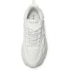 imageDREAM PAIRS Women Chunky Fashion Sneakers Platform Bold LaceUp Comfortable SneakersWhitebold