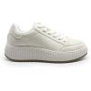 imageDREAM PAIRS Women Platform Chunky Lightweight Comfortable Casual Faux Leather LaceUp Dee Walking Fashion SneakersBeige