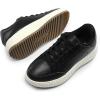 imageDREAM PAIRS Women Platform Chunky Lightweight Comfortable Casual Faux Leather LaceUp Dee Walking Fashion SneakersBlackpu