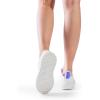 imageDREAM PAIRS Women Platform Chunky Lightweight Comfortable Casual Faux Leather LaceUp Dee Walking Fashion SneakersWhiteRainbowpu