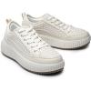 imageDREAM PAIRS Women Platform Chunky Lightweight Comfortable Casual LaceUp Sky Walking Fashion SneakersBeige
