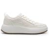 imageDREAM PAIRS Women Platform Chunky Lightweight Comfortable Casual LaceUp Sky Walking Fashion SneakersBeige