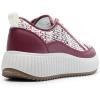 imageDREAM PAIRS Women Platform Chunky Lightweight Comfortable Casual LaceUp Sky Walking Fashion SneakersBurgundy