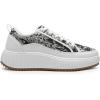 imageDREAM PAIRS Women Platform Chunky Lightweight Comfortable Casual LaceUp Sky Walking Fashion SneakersWhiteBlack