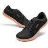 imageDREAM PAIRS Womens Barefoot Walking Wide Toe Box Zero Drop Minimalist Sneakers Non Slip Breathable Comfortable Lightweight Walking ShoesBlackBrown