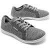 imageDREAM PAIRS Womens Barefoot Walking Wide Toe Box Zero Drop Minimalist Sneakers Non Slip Breathable Comfortable Lightweight Walking ShoesGrey