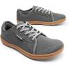 imageDREAM PAIRS Womens Barefoot Walking Wide Toe Box Zero Drop Minimalist Sneakers Non Slip Breathable Comfortable Lightweight Walking ShoesGreyBrown
