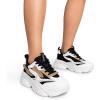 imageDREAM PAIRS Womens Platform Chunky Fashion Sneakers Jaxon Walking LaceUp Comfortable Dad Sneakers Workout Sport Work Casual Tennis ShoesBlackBrown