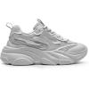 imageDREAM PAIRS Womens Platform Chunky Fashion Sneakers Jaxon Walking LaceUp Comfortable Dad Sneakers Workout Sport Work Casual Tennis ShoesGrey