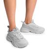 imageDREAM PAIRS Womens Platform Chunky Fashion Sneakers Jaxon Walking LaceUp Comfortable Dad Sneakers Workout Sport Work Casual Tennis ShoesGrey