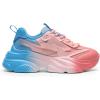 imageDREAM PAIRS Womens Platform Chunky Fashion Sneakers Jaxon Walking LaceUp Comfortable Dad Sneakers Workout Sport Work Casual Tennis ShoesRainbow