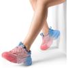 imageDREAM PAIRS Womens Platform Chunky Fashion Sneakers Jaxon Walking LaceUp Comfortable Dad Sneakers Workout Sport Work Casual Tennis ShoesRainbow