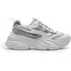 imageDREAM PAIRS Womens Platform Chunky Fashion Sneakers Jaxon Walking LaceUp Comfortable Dad Sneakers Workout Sport Work Casual Tennis ShoesWhiteSilver