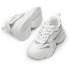 imageDREAM PAIRS Womens Platform Chunky Fashion Sneakers Jaxon Walking LaceUp Comfortable Dad Sneakers Workout Sport Work Casual Tennis ShoesWhitesilver Glitter