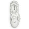 imageDREAM PAIRS Womens Platform Chunky Fashion Sneakers Jaxon Walking LaceUp Comfortable Dad Sneakers Workout Sport Work Casual Tennis ShoesWhitesilver Glitter