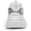 imageDREAM PAIRS Womens Platform Chunky Fashion Sneakers Jaxon Walking LaceUp Comfortable Dad Sneakers Workout Sport Work Casual Tennis ShoesWhitesilver Glitter