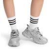 imageDREAM PAIRS Womens Platform Chunky Fashion Sneakers Y2K Maeve LaceUp Comfortable Sneakers Casual Walking ShoesGrey