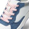 imageDREAM PAIRS Womens Walking Skateboard Shoes Sneakers Pu Leather Char Flat LowTop LaceUp Comfortable Casual Athletic NonSlip Running Fashion SneakersWhiteBlue