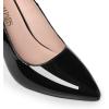 imageDREAM PAIRS Womens Closed Toe High Heels Dress Pointed Toe Wedding Pump ShoesBlackPat