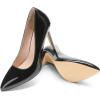 imageDREAM PAIRS Womens Closed Toe High Heels Dress Pointed Toe Wedding Pump ShoesBlackPat