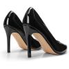 imageDREAM PAIRS Womens Closed Toe High Heels Dress Pointed Toe Wedding Pump ShoesBlackPat