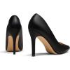imageDREAM PAIRS Womens Closed Toe High Heels Dress Pointed Toe Wedding Pump ShoesBlackPu