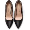 imageDREAM PAIRS Womens Closed Toe High Heels Dress Pointed Toe Wedding Pump ShoesBlackPu