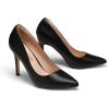 imageDREAM PAIRS Womens Closed Toe High Heels Dress Pointed Toe Wedding Pump ShoesBlackPu