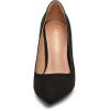 imageDREAM PAIRS Womens Closed Toe High Heels Dress Pointed Toe Wedding Pump ShoesBlackSuede