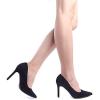 imageDREAM PAIRS Womens Closed Toe High Heels Dress Pointed Toe Wedding Pump ShoesBlackSuede