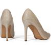 imageDREAM PAIRS Womens Closed Toe High Heels Dress Pointed Toe Wedding Pump ShoesGoldGlitter