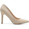 imageDREAM PAIRS Womens Closed Toe High Heels Dress Pointed Toe Wedding Pump ShoesNudeSuede