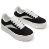 imageDREAM PAIRS Womens Platform Fashion Sneakers Chunky Casual Tennis Shoes Trendy Sneakers for WomenBlackWhite