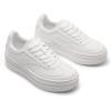 imageDREAM PAIRS Womens Platform Fashion Sneakers Chunky Casual Tennis Shoes Trendy Sneakers for WomenWhite