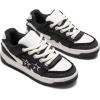 imageDREAM PAIRS Womens Sneakers Walking LaceUp Comfortable Casual Rube Flat LowTop Fashion Sneakers ShoesBlack