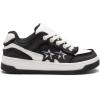 imageDREAM PAIRS Womens Sneakers Walking LaceUp Comfortable Casual Rube Flat LowTop Fashion Sneakers ShoesBlack