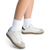 imageDREAM PAIRS Womens Tennis Sneakers Walking Nia Flat LowTop Casual LaceUp Comfortable Fashion Sneakers ShoesAll White