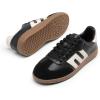 imageDREAM PAIRS Womens Tennis Sneakers Walking Nia Flat LowTop Casual LaceUp Comfortable Fashion Sneakers ShoesBlack