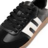 imageDREAM PAIRS Womens Tennis Sneakers Walking Nia Flat LowTop Casual LaceUp Comfortable Fashion Sneakers ShoesBlack