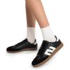 imageDREAM PAIRS Womens Tennis Sneakers Walking Nia Flat LowTop Casual LaceUp Comfortable Fashion Sneakers ShoesBlack